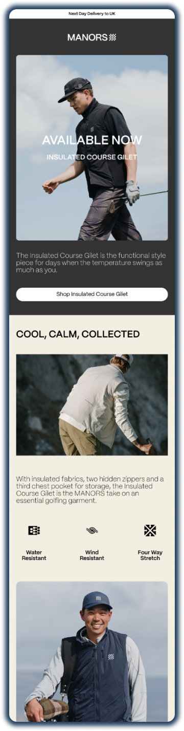 Insulated Course Gilet 1