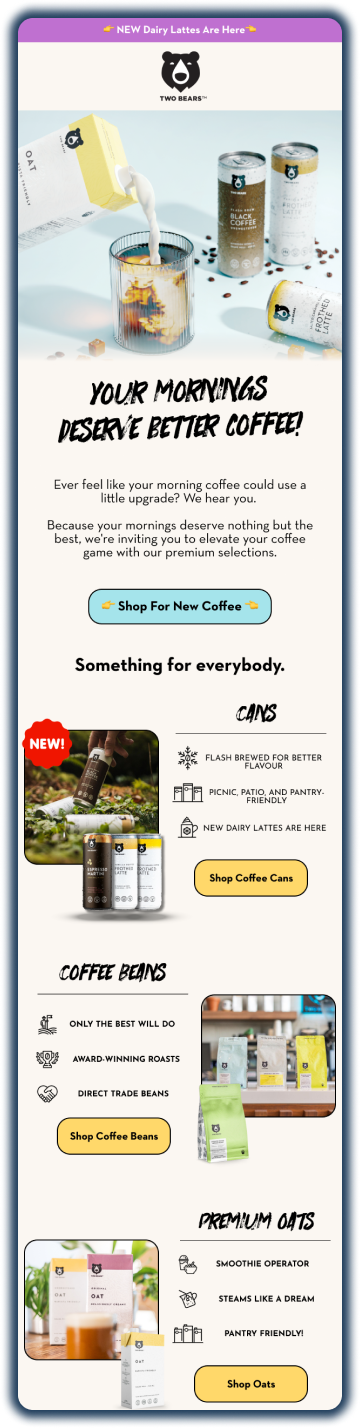 Your MorningDeserve Better Coffee 3